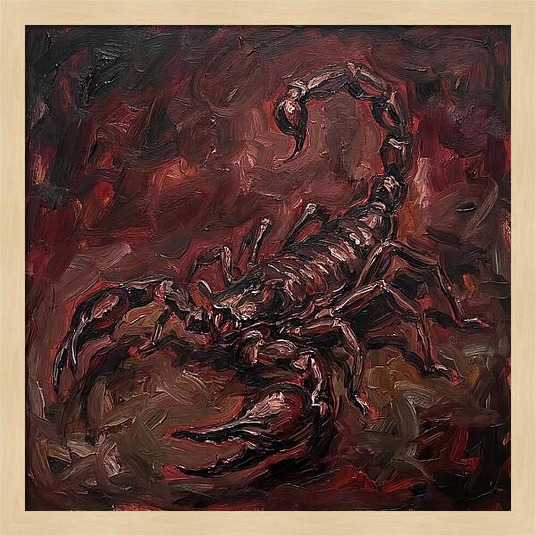 Scorpion In Expressionist Style