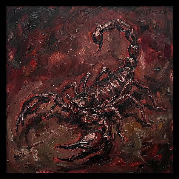 Scorpion In Expressionist Style