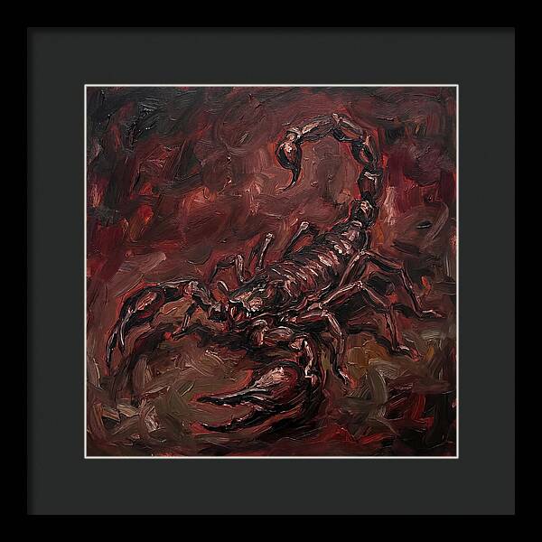 Scorpion In Expressionist Style