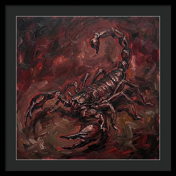 Scorpion In Expressionist Style