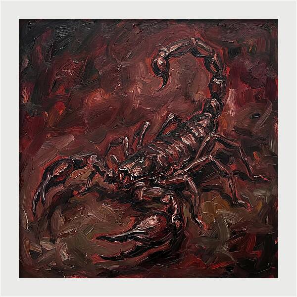 Scorpion In Expressionist Style