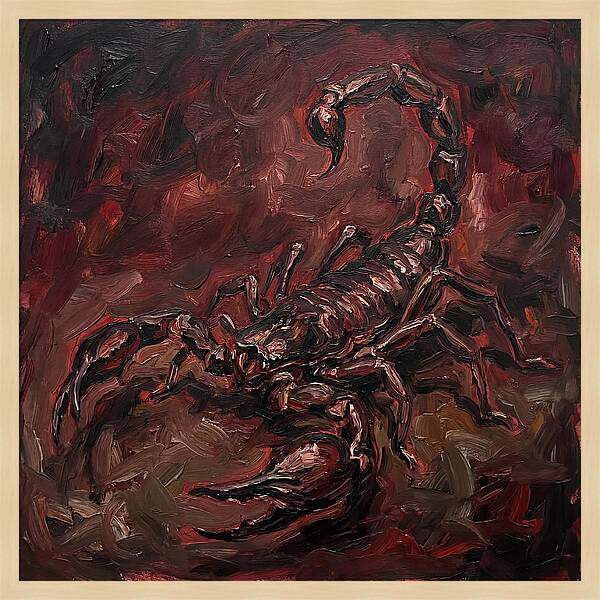Scorpion In Expressionist Style