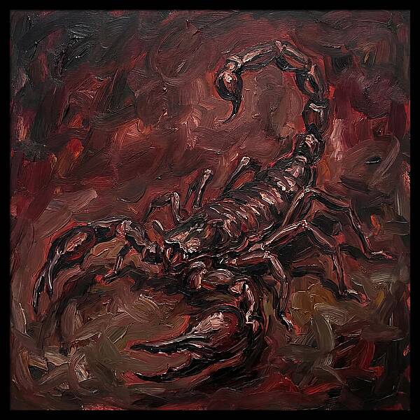 Scorpion In Expressionist Style