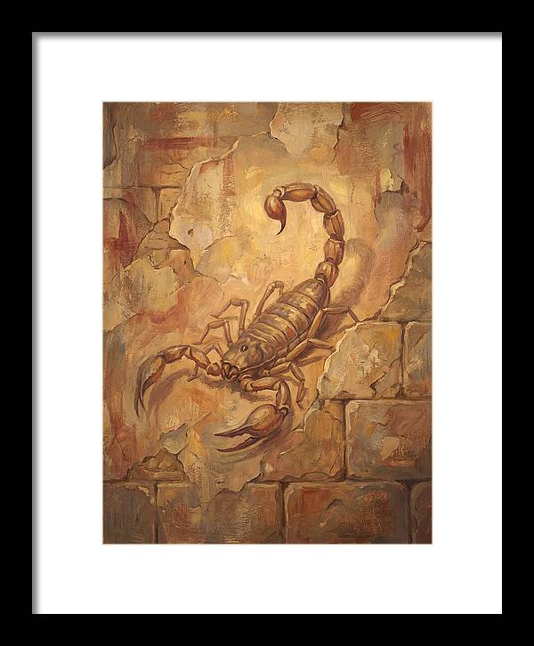 Scorpion On A Mediterranean Wall