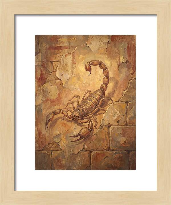 Scorpion On A Mediterranean Wall