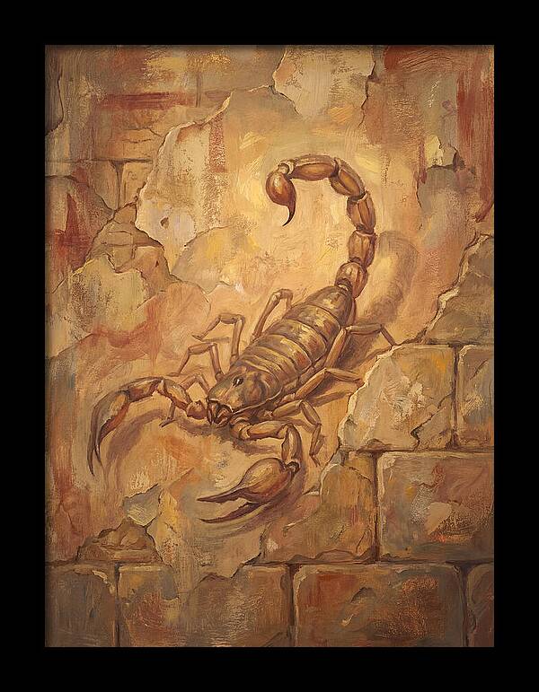 Scorpion On A Mediterranean Wall