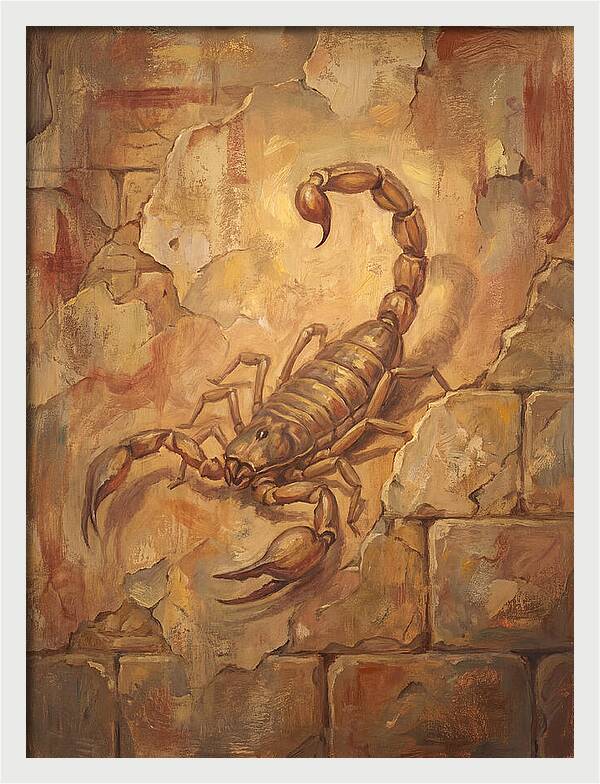 Scorpion On A Mediterranean Wall