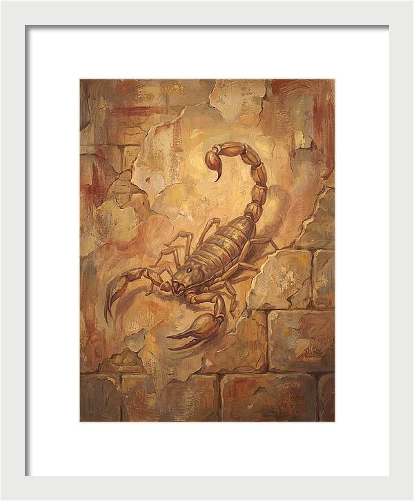 Scorpion On A Mediterranean Wall