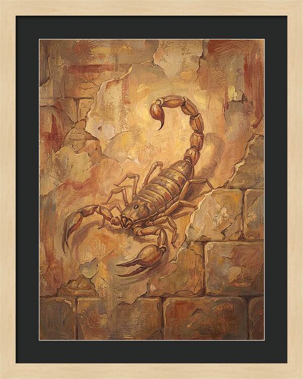 Scorpion On A Mediterranean Wall