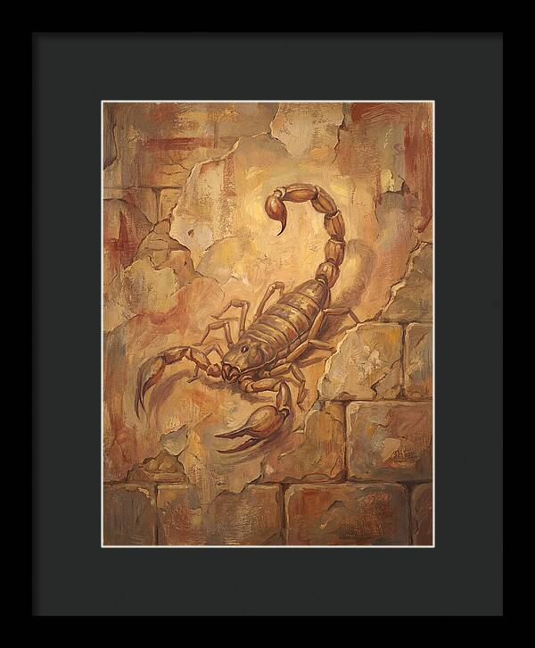 Scorpion On A Mediterranean Wall