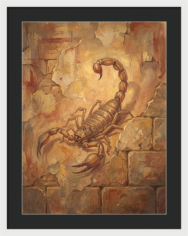 Scorpion On A Mediterranean Wall