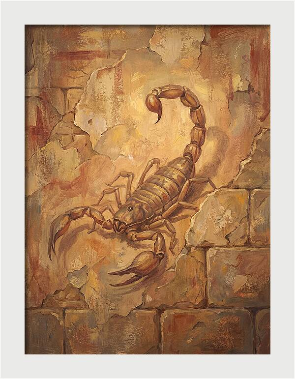 Scorpion On A Mediterranean Wall