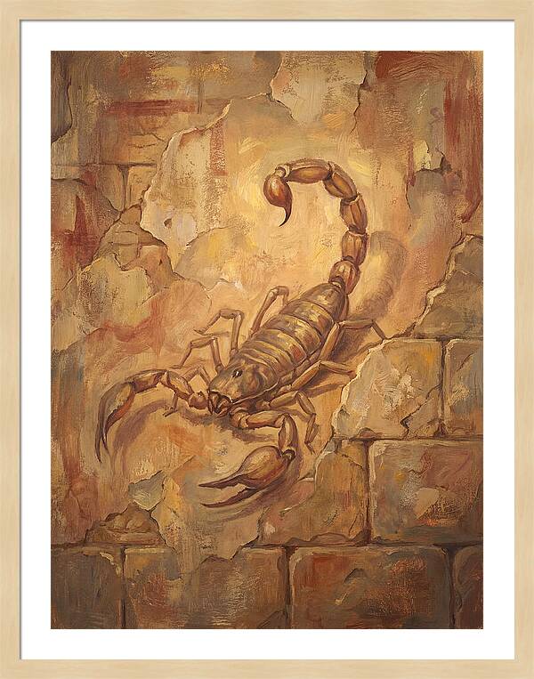 Scorpion On A Mediterranean Wall