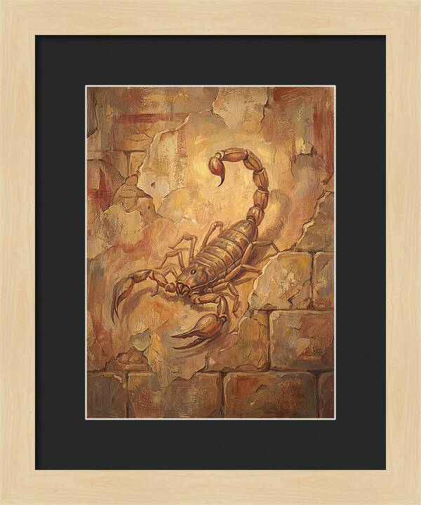 Scorpion On A Mediterranean Wall