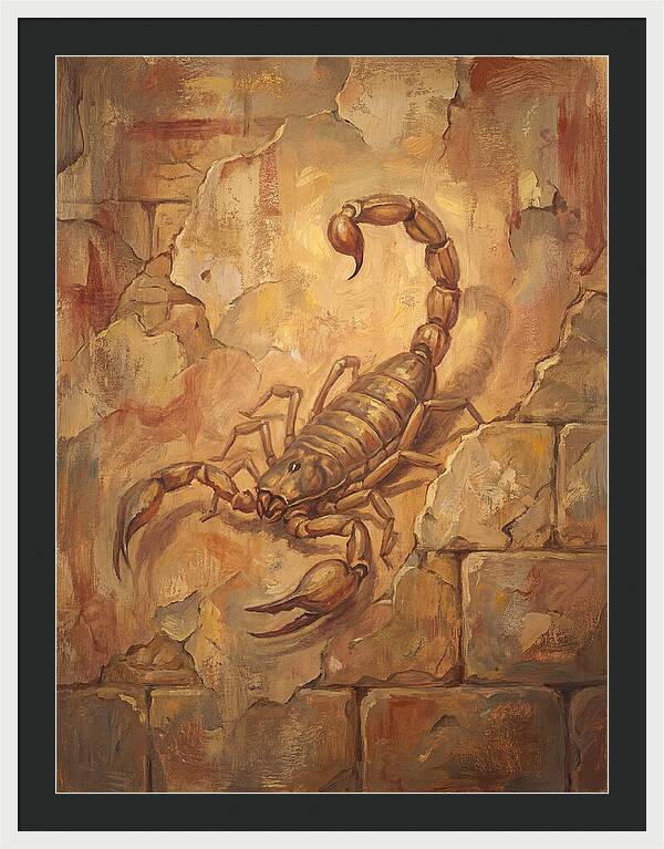 Scorpion On A Mediterranean Wall