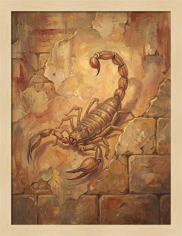 Scorpion On A Mediterranean Wall