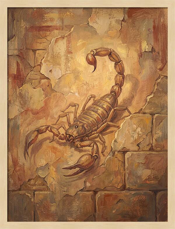 Scorpion On A Mediterranean Wall