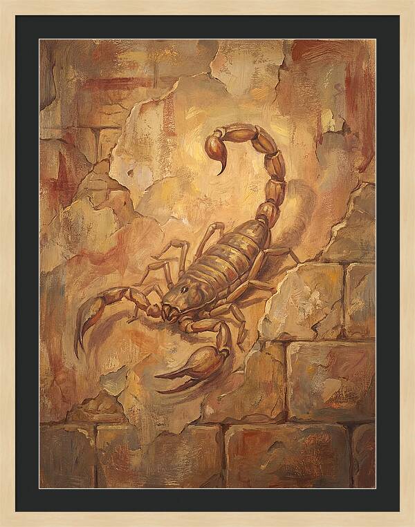Scorpion On A Mediterranean Wall
