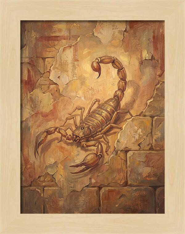 Scorpion On A Mediterranean Wall