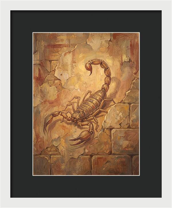 Scorpion On A Mediterranean Wall