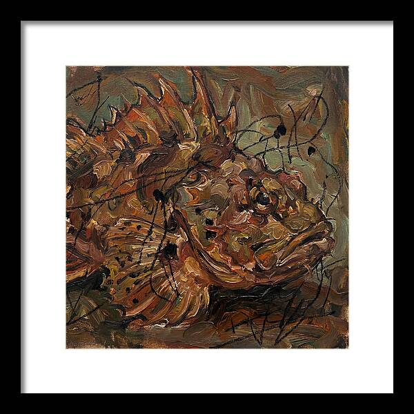 Scorpionfish In Expressionist Style