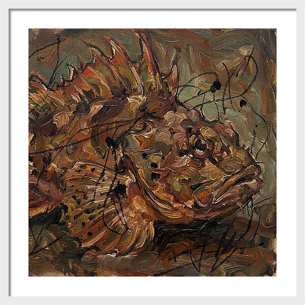 Scorpionfish In Expressionist Style