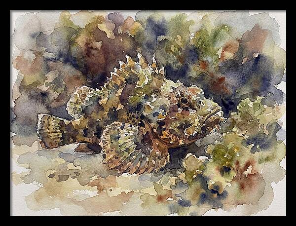 Scorpionfish In Watercolor