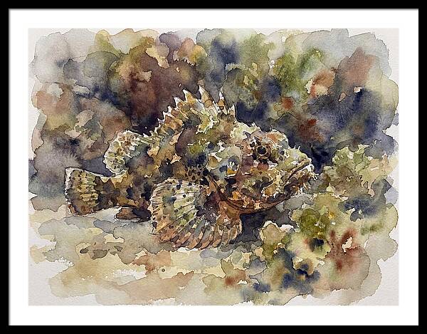 Scorpionfish In Watercolor