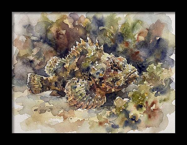 Scorpionfish In Watercolor