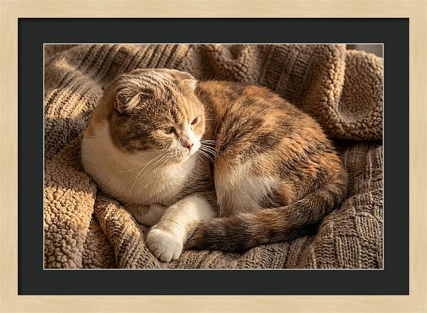 Scottish Fold Cat Relaxing
