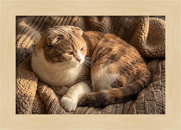 Scottish Fold Cat Relaxing