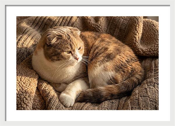 Scottish Fold Cat Relaxing