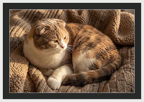 Scottish Fold Cat Relaxing