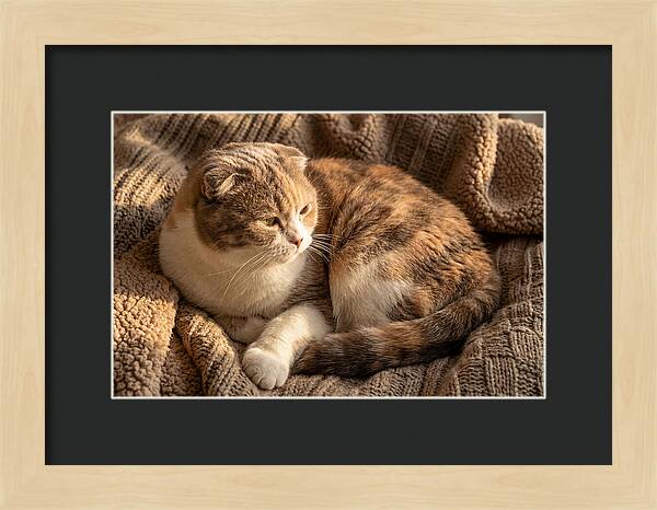 Scottish Fold Cat Relaxing