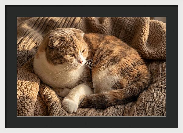 Scottish Fold Cat Relaxing