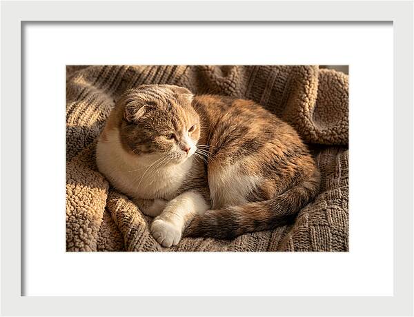Scottish Fold Cat Relaxing