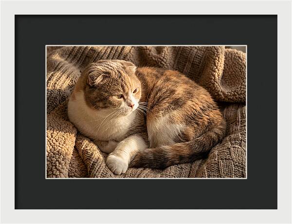 Scottish Fold Cat Relaxing