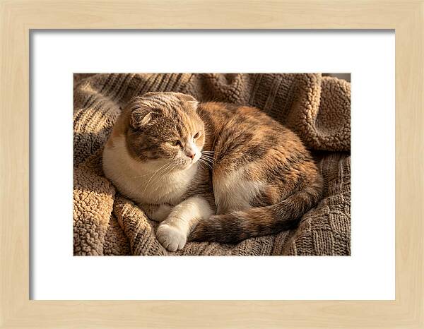 Scottish Fold Cat Relaxing