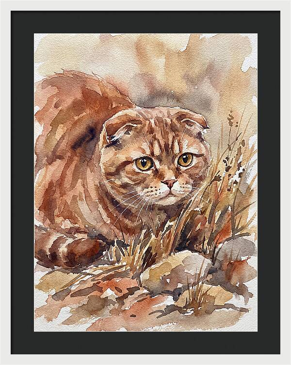 Scottish Fold In Nature
