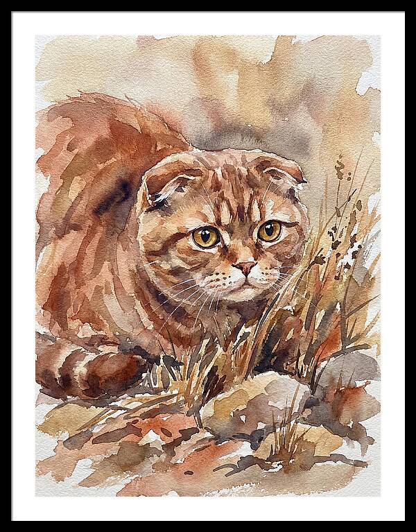 Scottish Fold In Nature