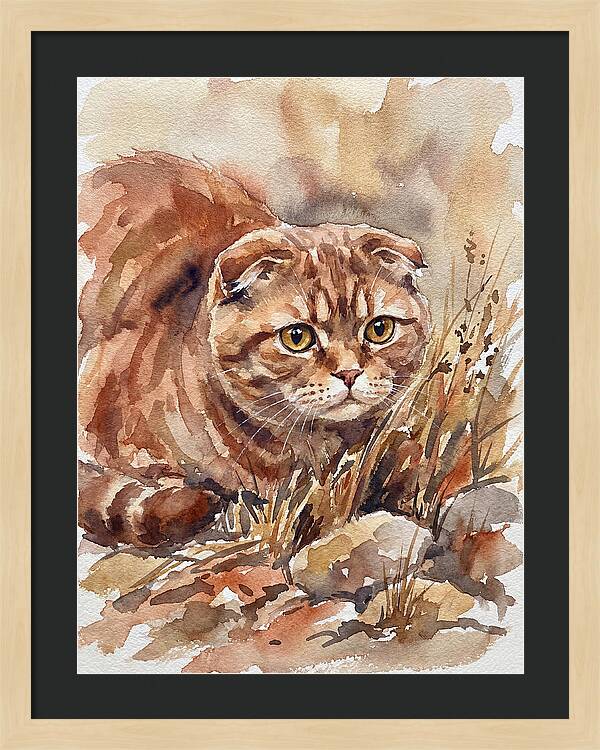 Scottish Fold In Nature