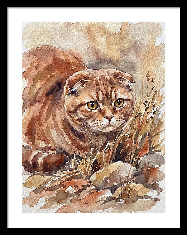 Scottish Fold In Nature