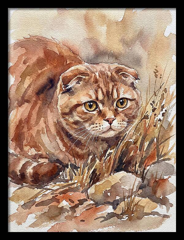 Scottish Fold In Nature