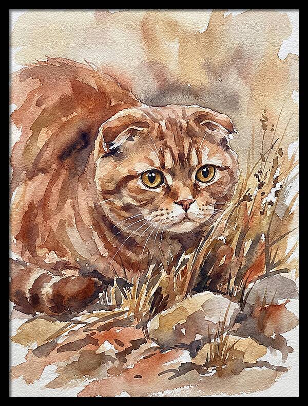 Scottish Fold In Nature