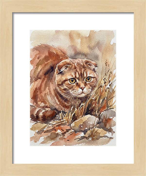 Scottish Fold In Nature