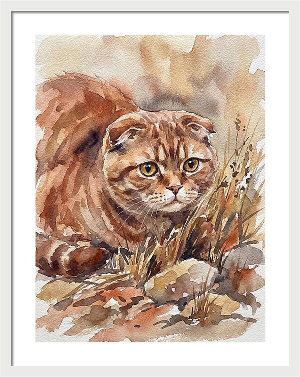 Scottish Fold In Nature