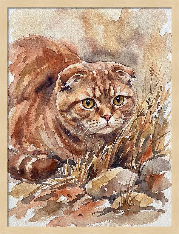 Scottish Fold In Nature