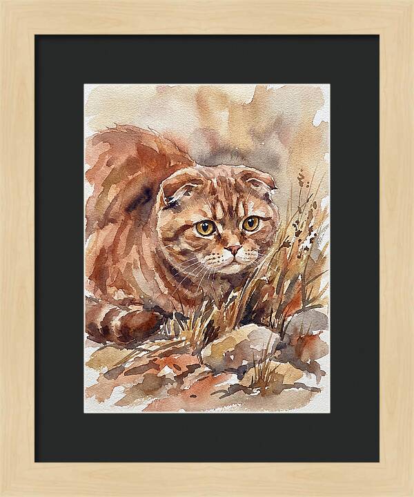 Scottish Fold In Nature