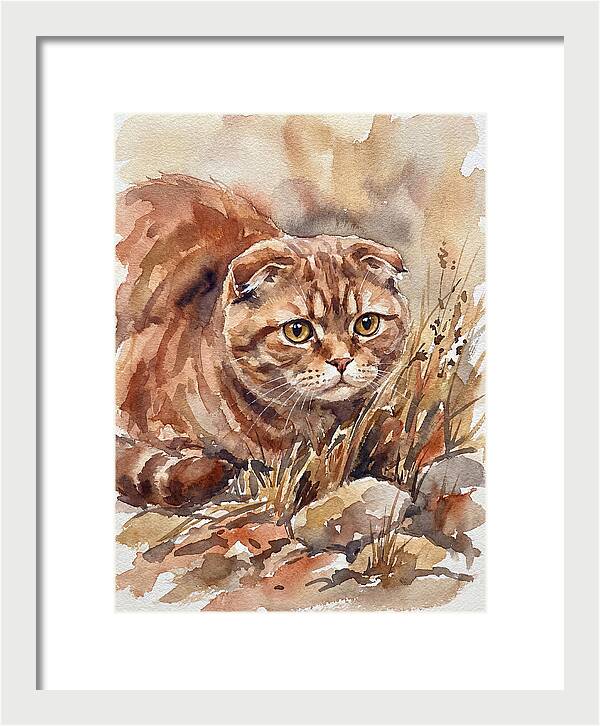 Scottish Fold In Nature