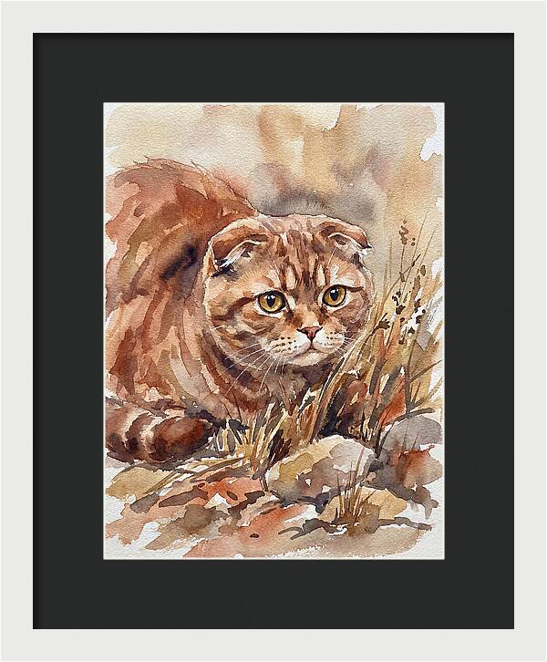 Scottish Fold In Nature